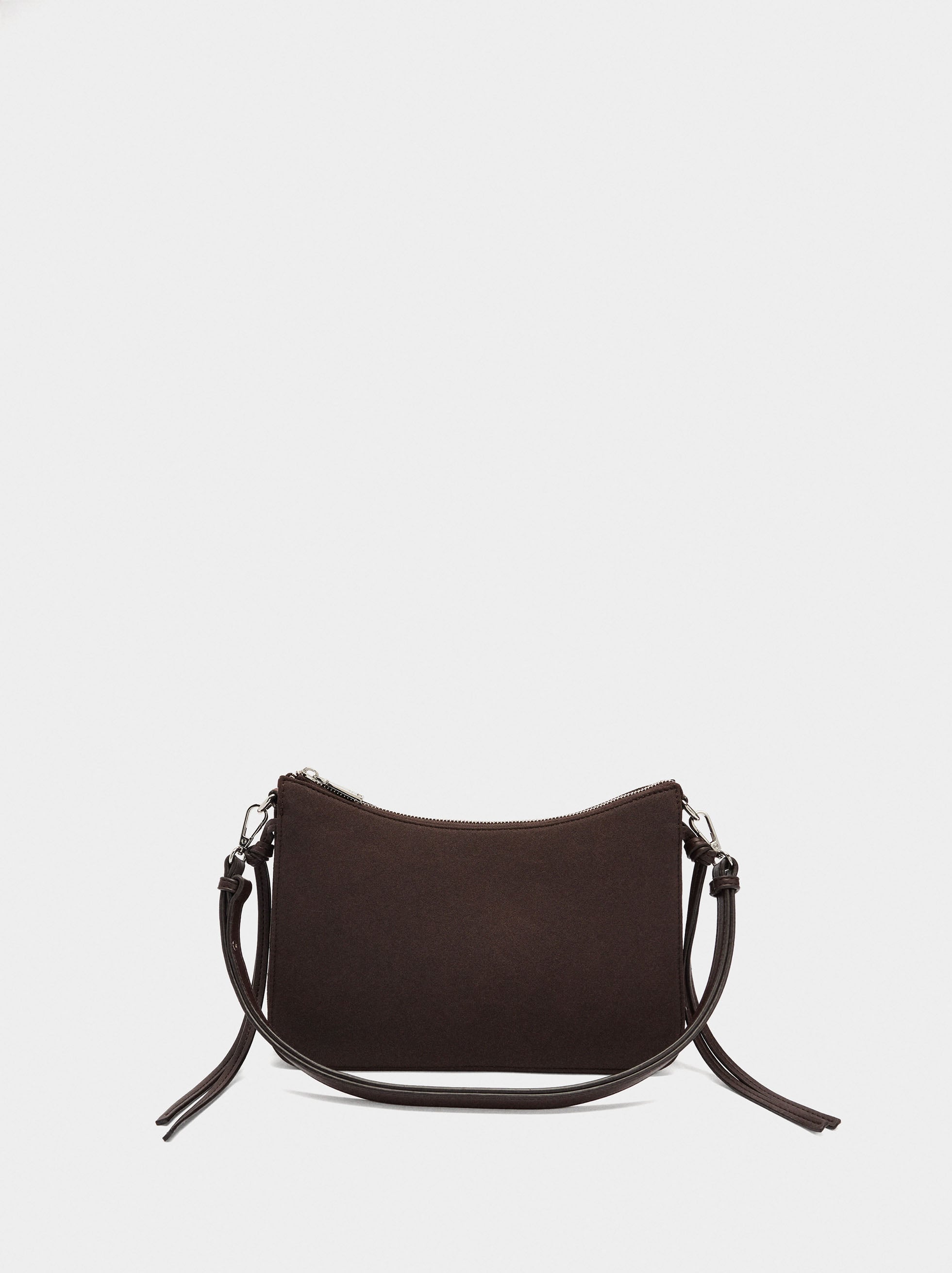 Bolso Bandolera Con Tiras Laterales