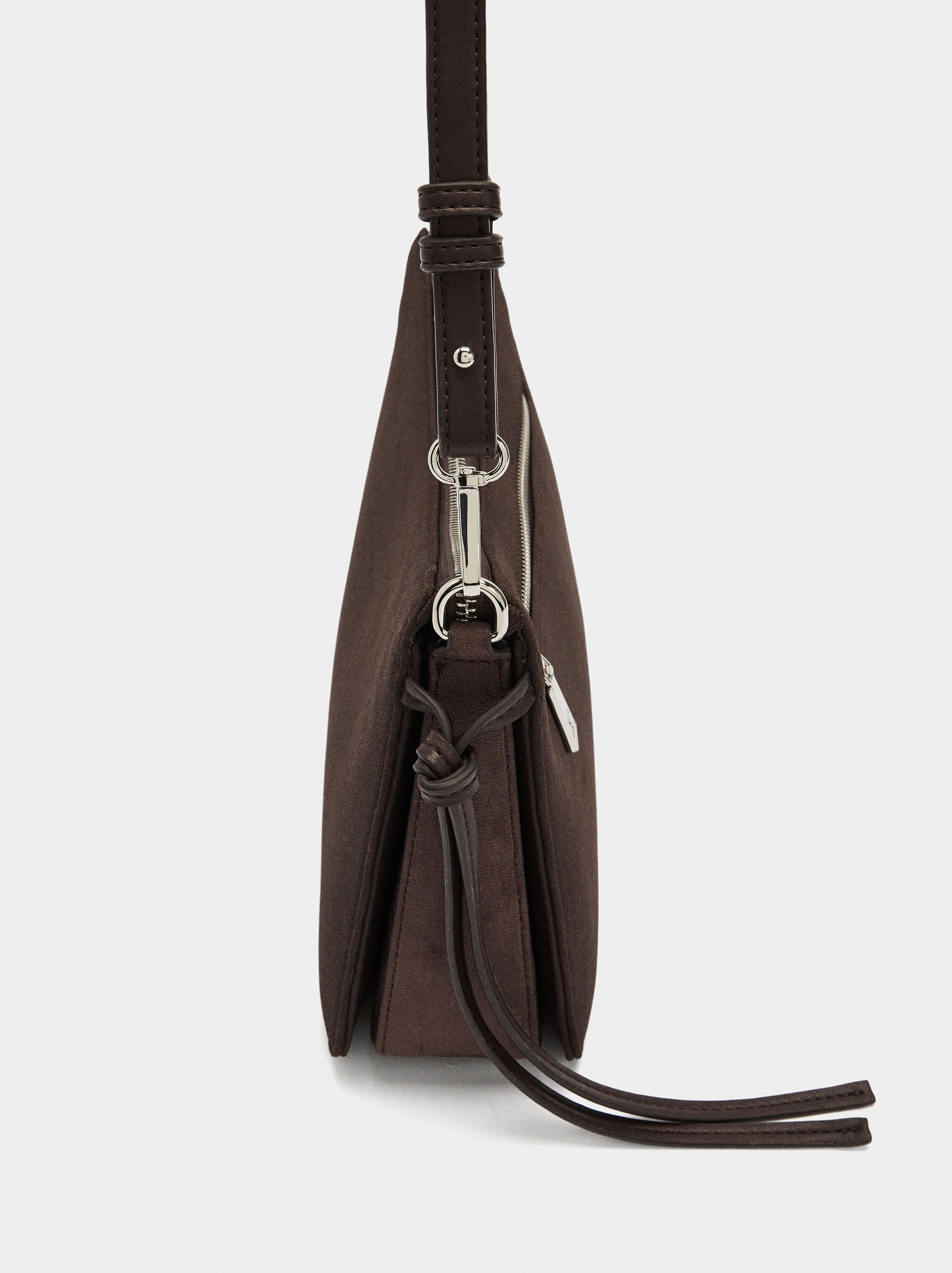Bolso Bandolera Con Tiras Laterales