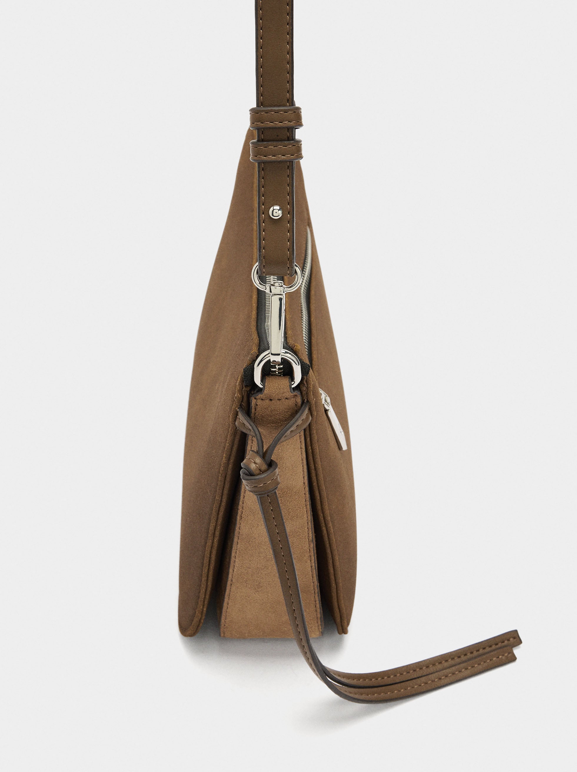 Bolso Bandolera Con Tiras Laterales