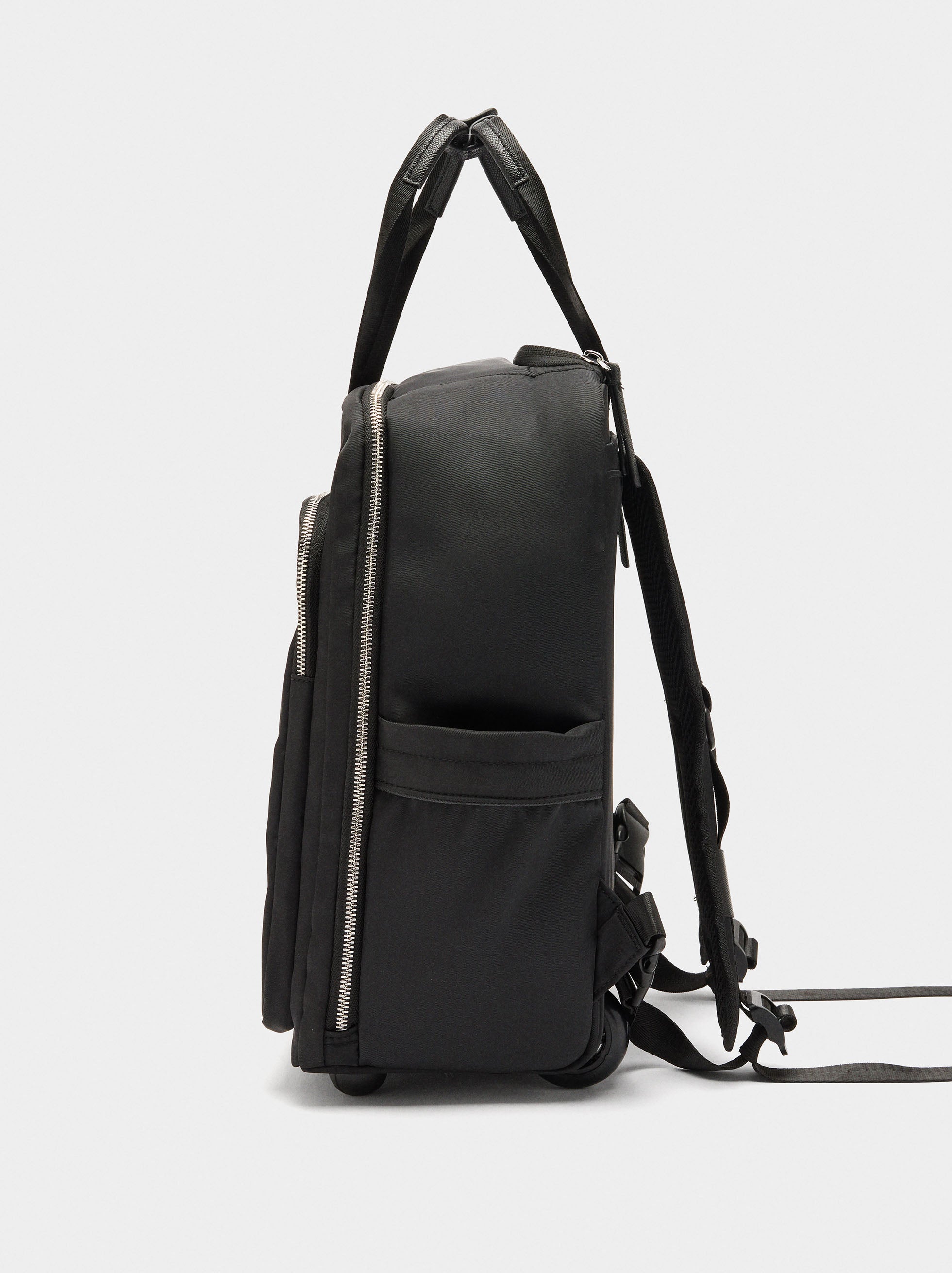 Mochila De Cabina De Nylon Con Ruedas