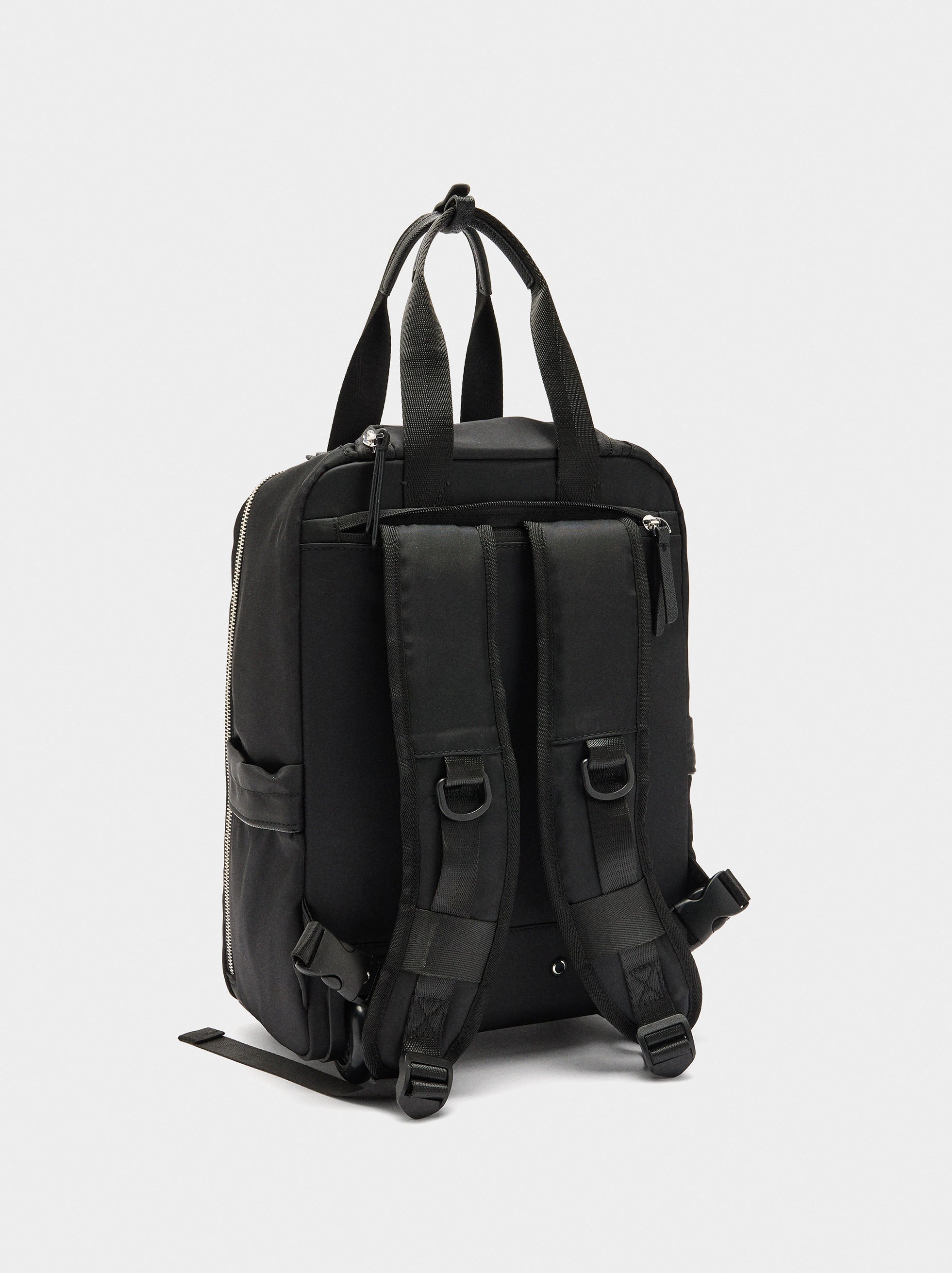 Mochila De Cabina De Nylon Con Ruedas