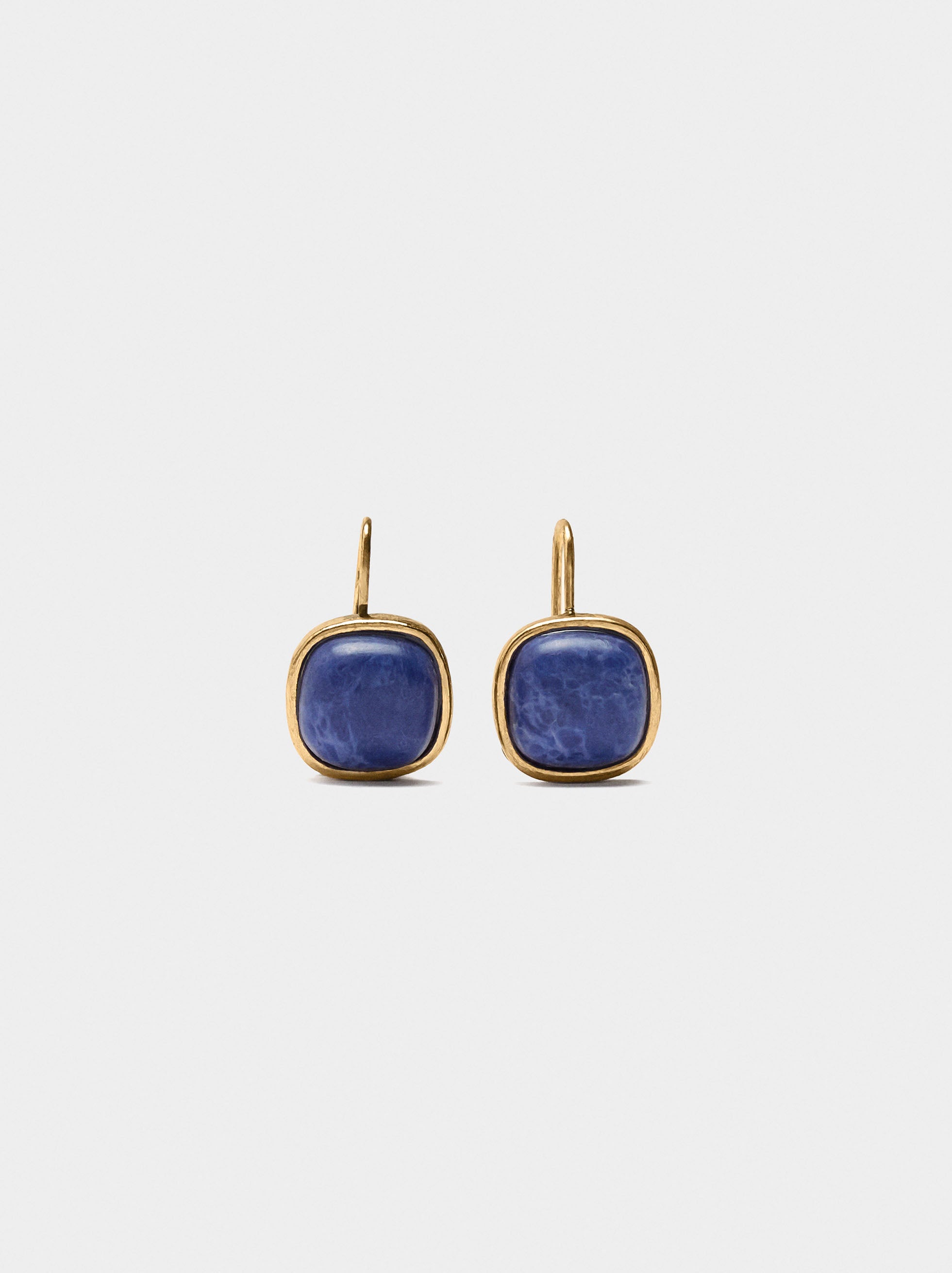 Pendientes Cortos De Piedra