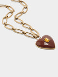 Collar Largo Colgante De Corazón