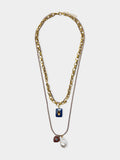 Set De Collares Con Colgantes De Resina