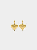 Aros Con Colgante De Corazón