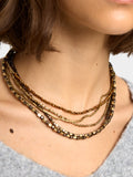 Collar Múltiple Corto Con Cuentas
