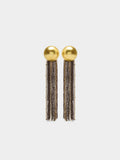 Pendientes Largos De Cadenas Y Cristales