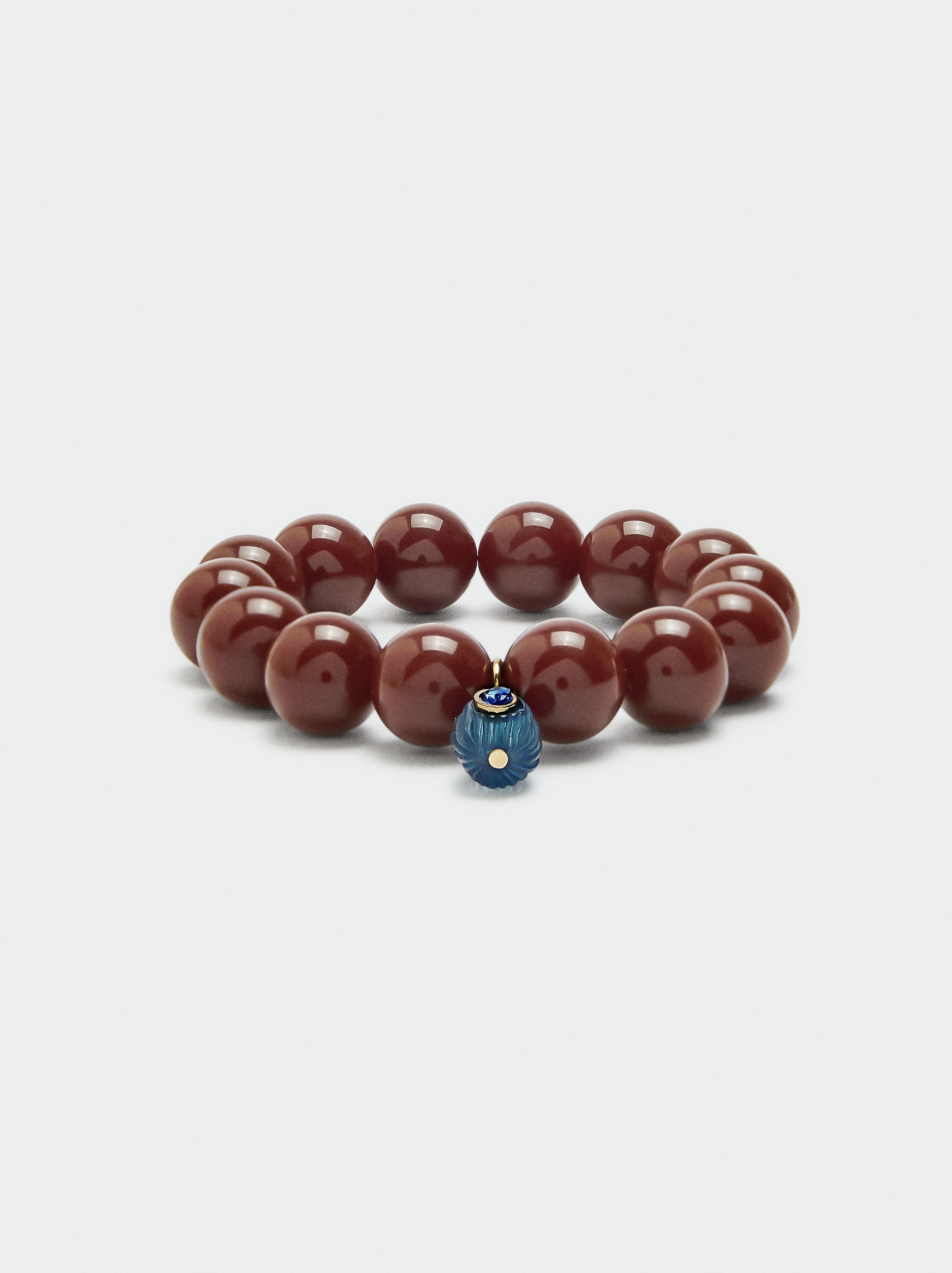 Pulsera De Cuentas Con Colgante