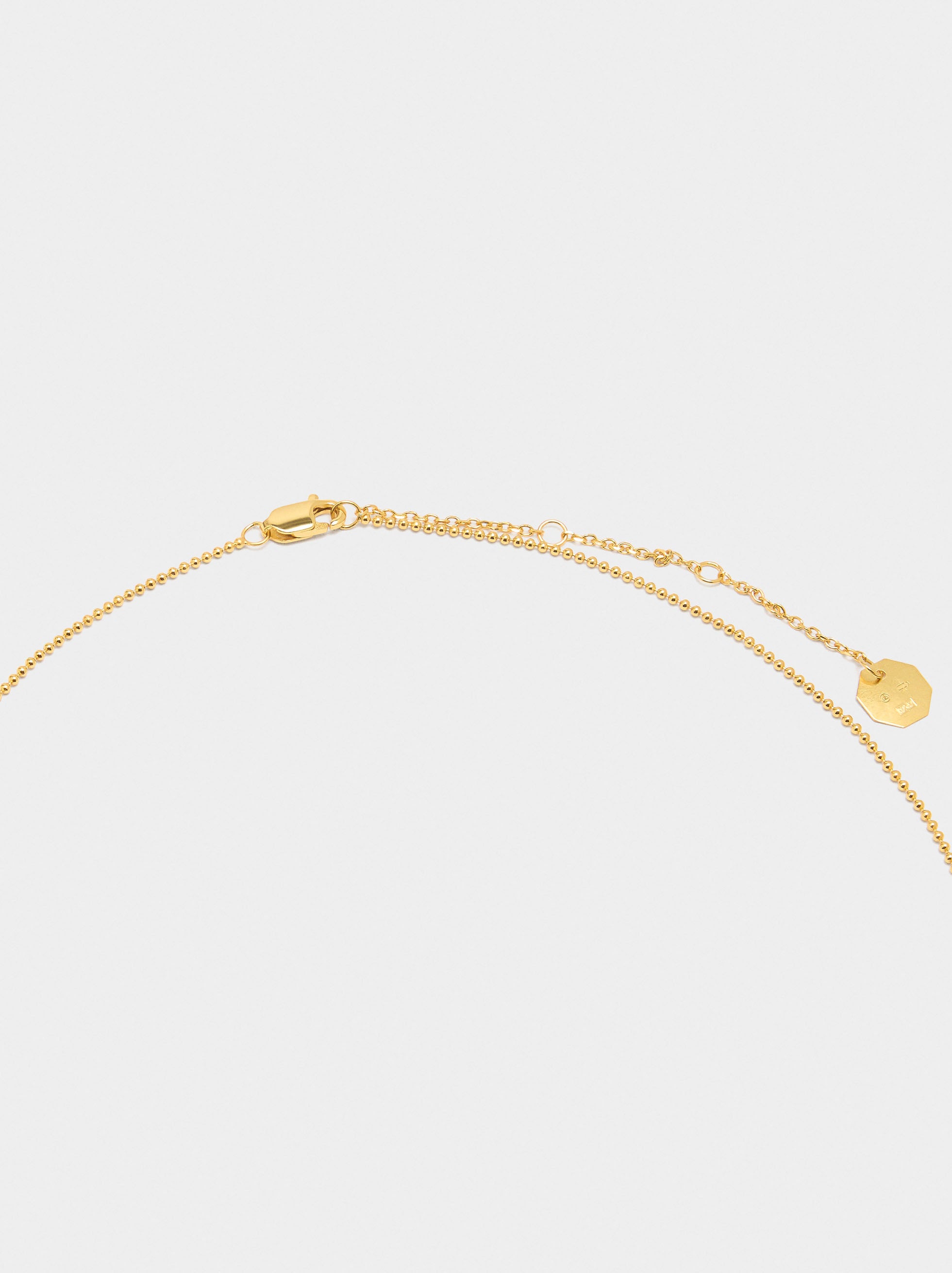 Collar Corto Con Colgante Con Circonitas - Plata De Ley 925