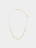 Collar Segmentado Con Barras Y Circonitas - Plata De Ley 925