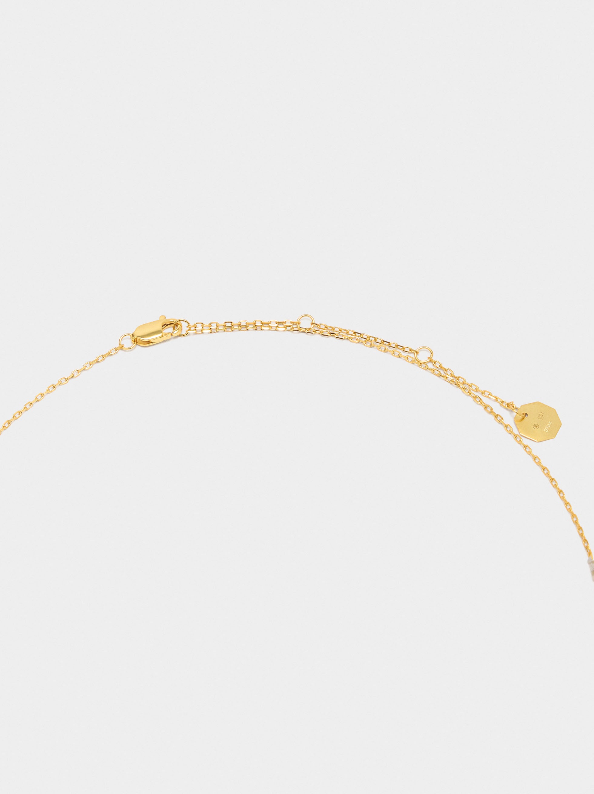 Collar Segmentado Con Barras Y Circonitas - Plata De Ley 925