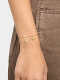 Charm Niña Con Circonitas - Plata De Ley 925