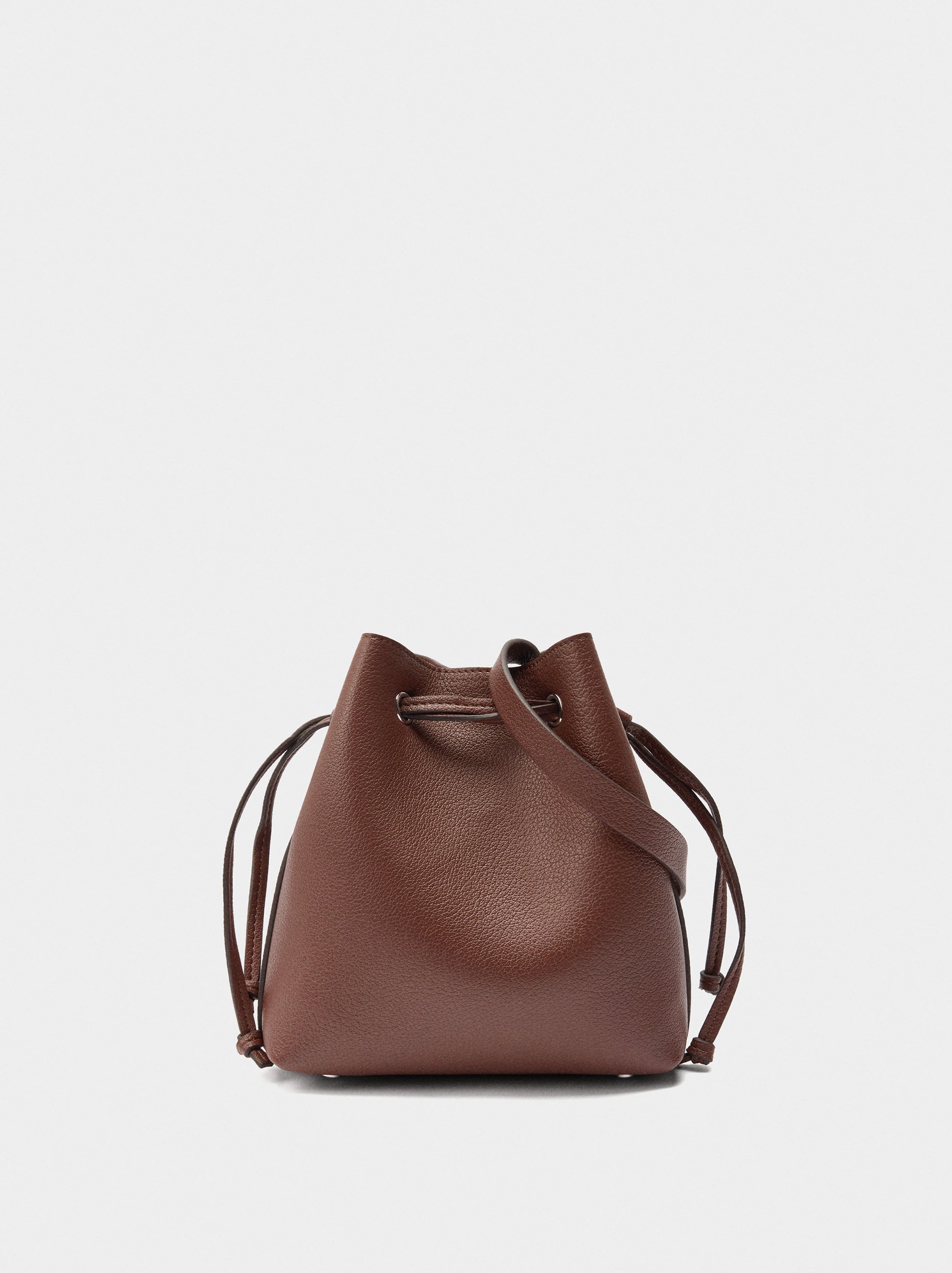 Bolso Bandolera Con Cordón