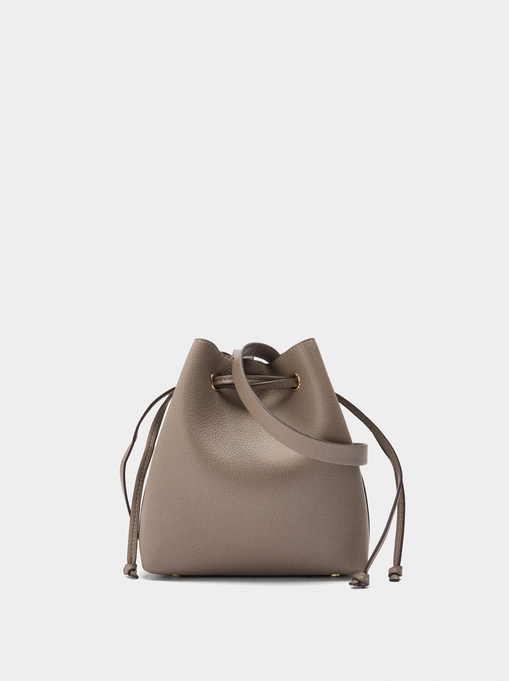 Bolso Bandolera Con Cordón