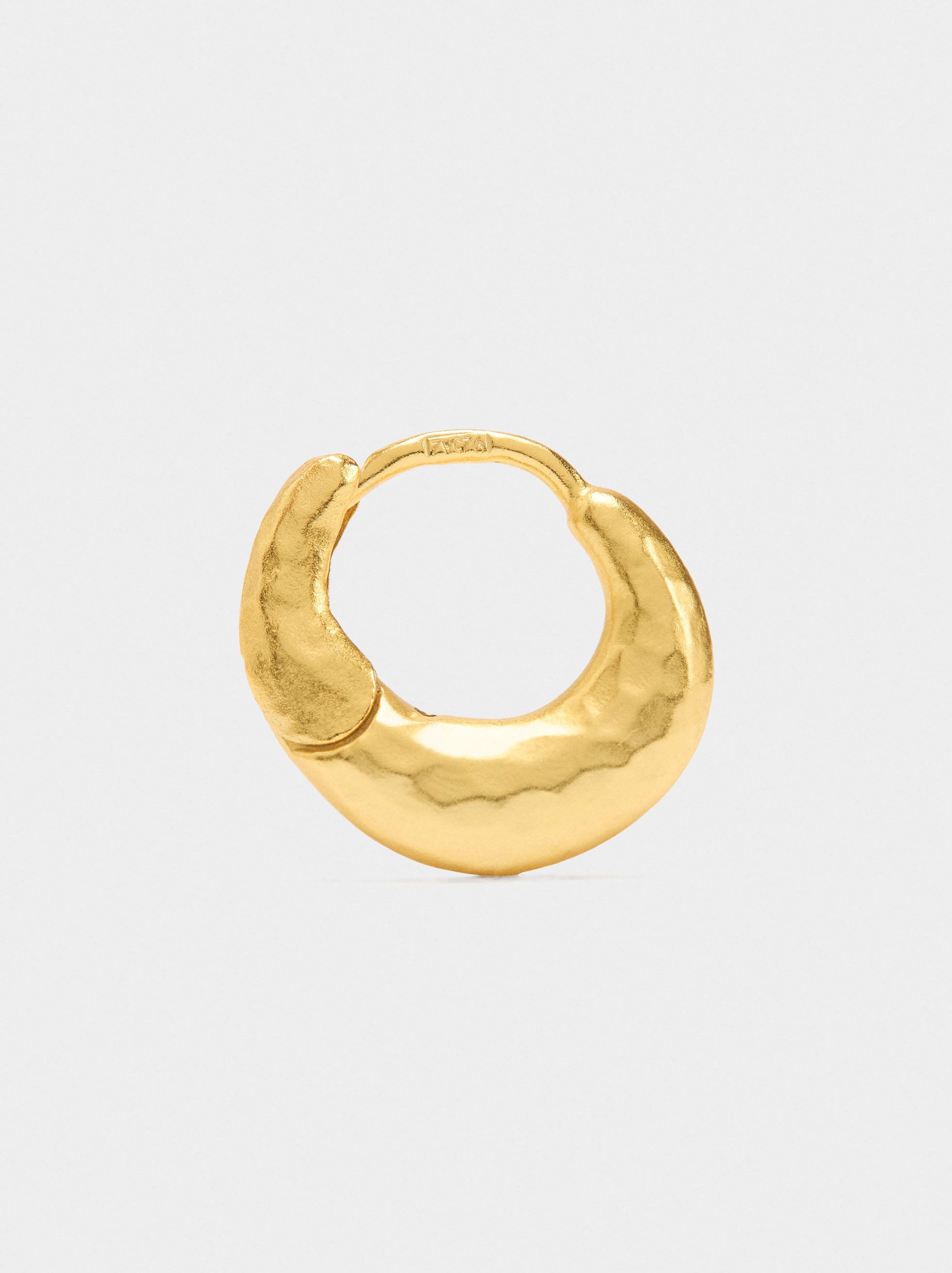 Aros Irregulares - Plata De Ley 925