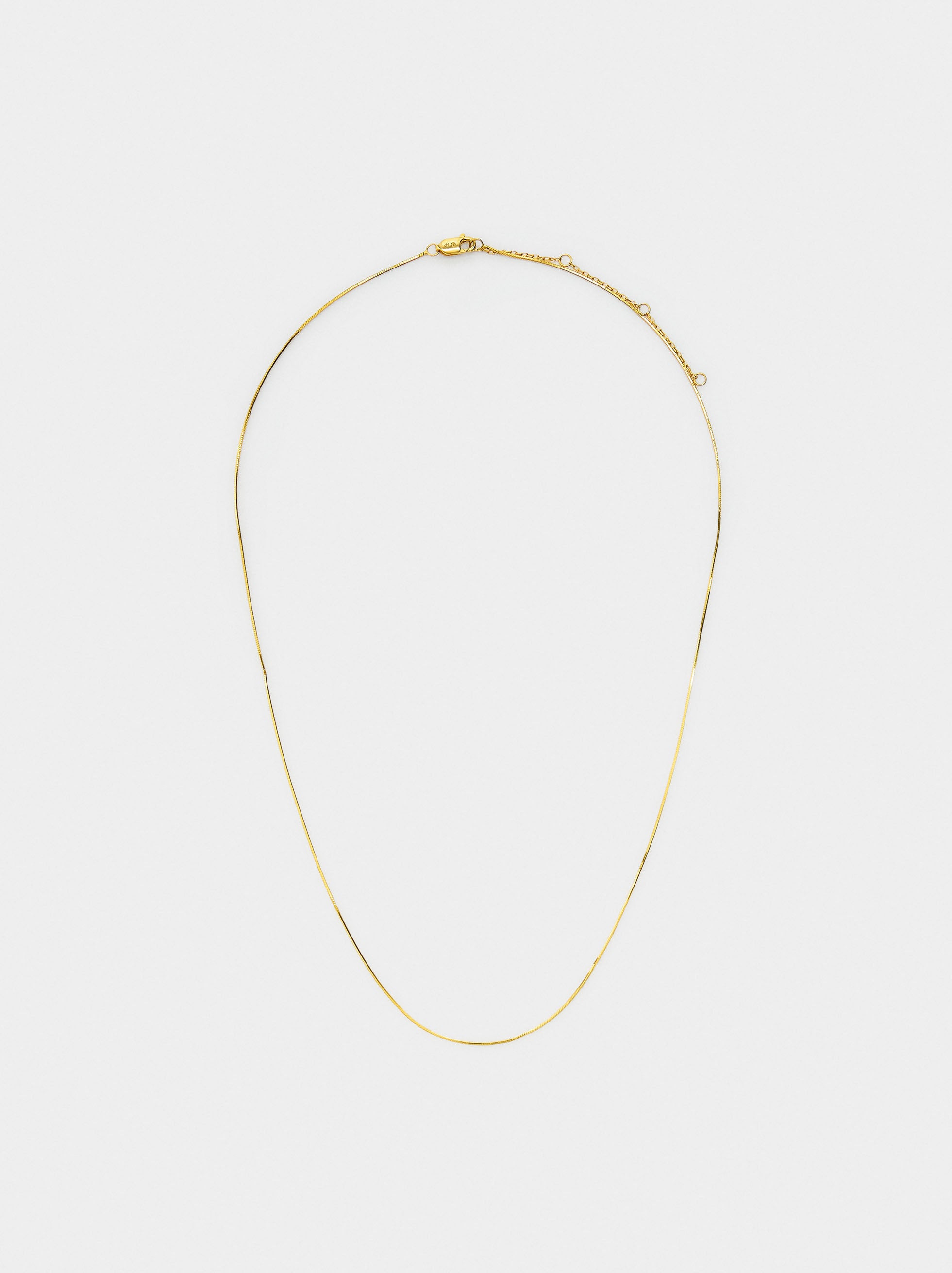 Collar Cadena De Cobra - Plata De Ley 925