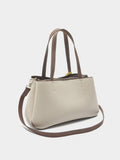 Bolso Tote Liso Con Colgante