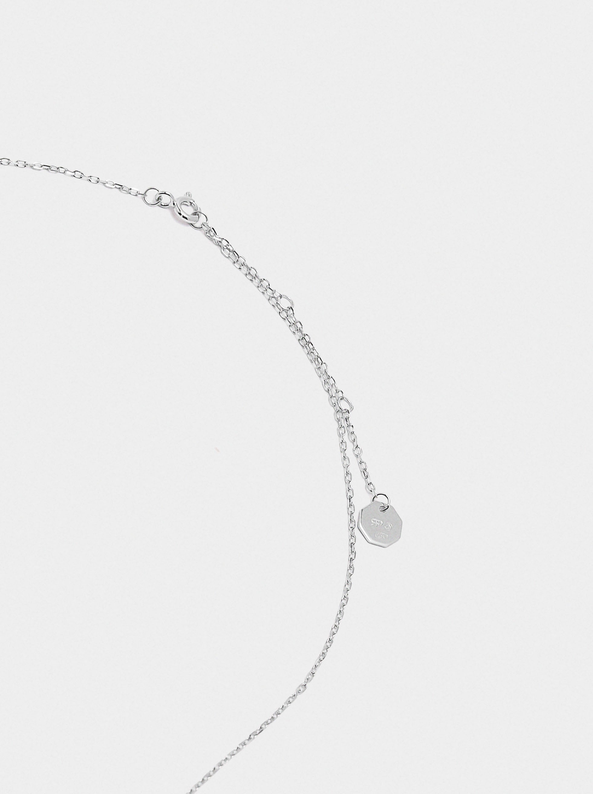 Collar Con Circonitas - Plata De Ley 925