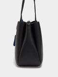 Bolso Shopper Liso Con Colgante