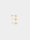 Set De Pendientes Con Circonitas - Plata De Ley 925