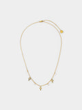 Collar Con Cruces Y Perlas De Agua Dulce - Plata De Ley 925