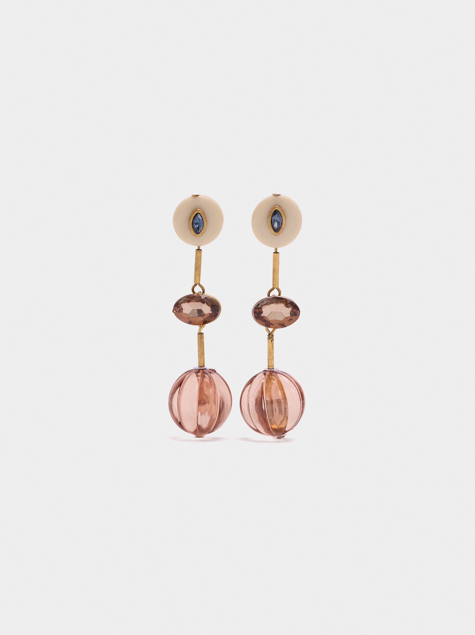 Pendientes Largos De Resina