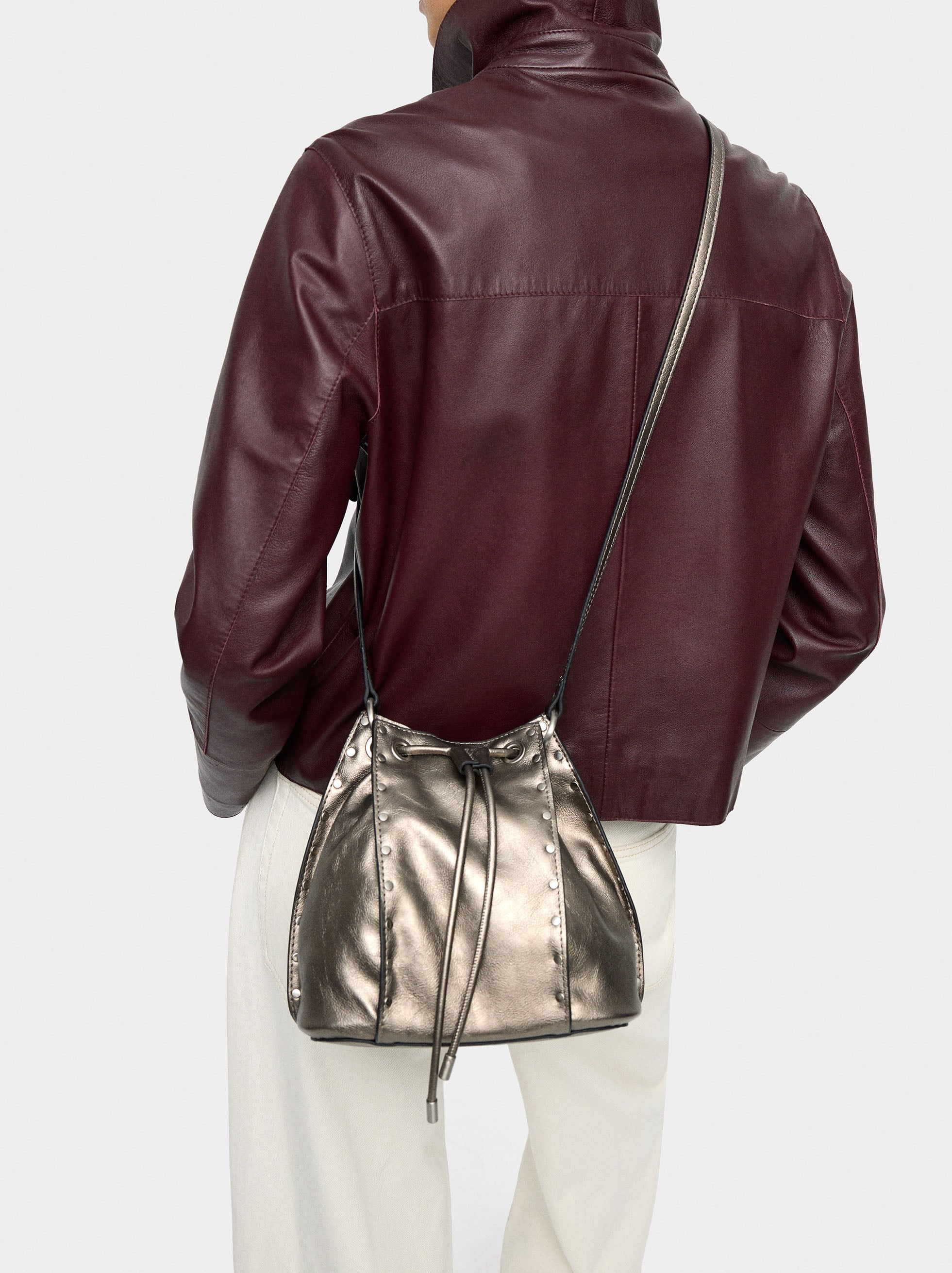 Bolso Bombonera Con Tachuelas