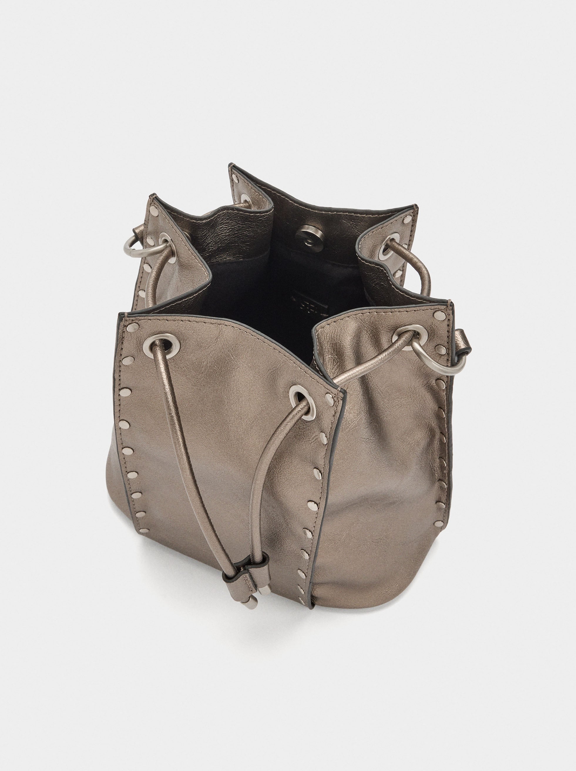 Bolso Bombonera Con Tachuelas