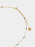 Collar Con Piedras Y Circonitas - Plata De Ley 925