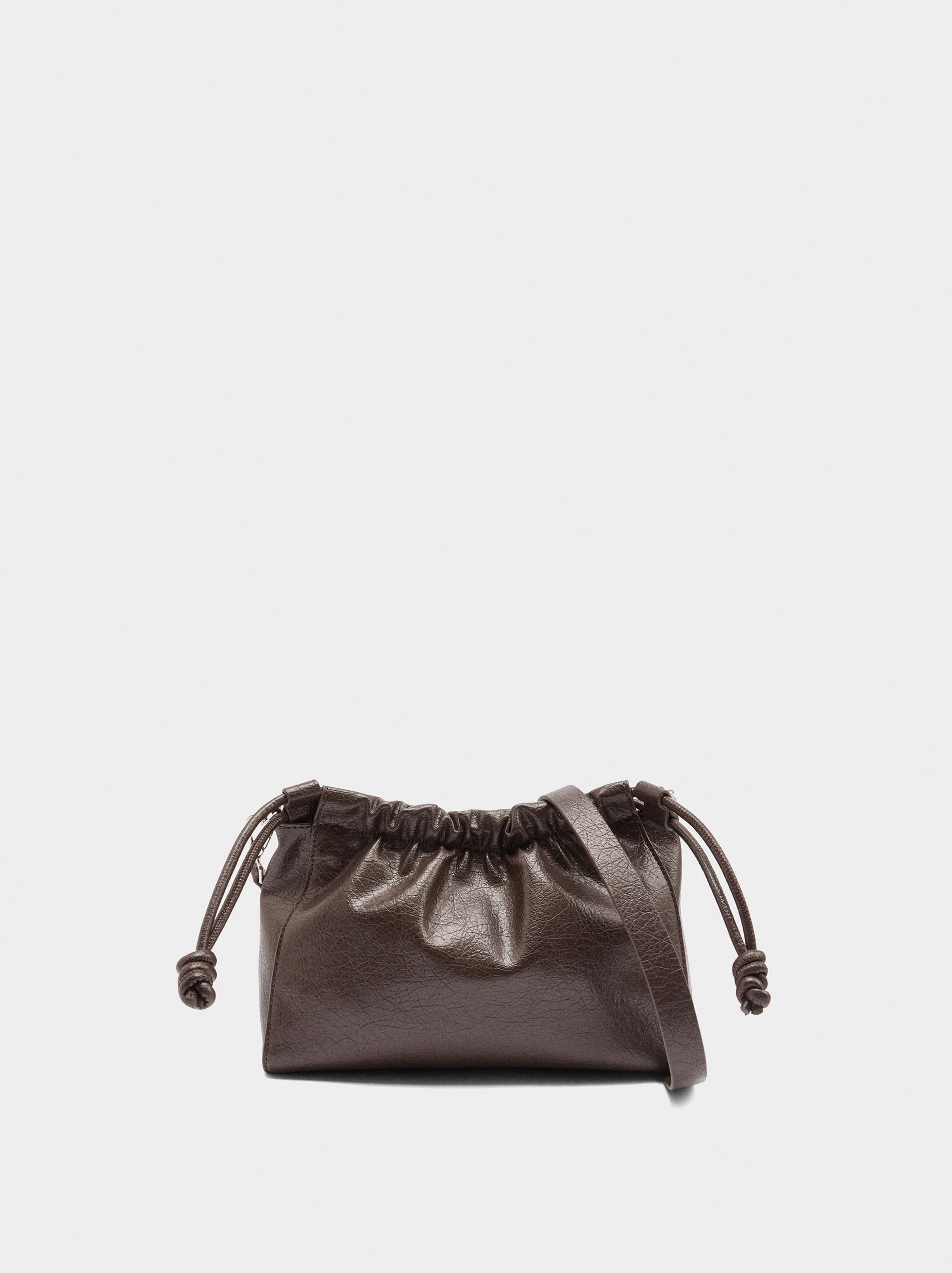 Bolso Bandolera Con Fruncido