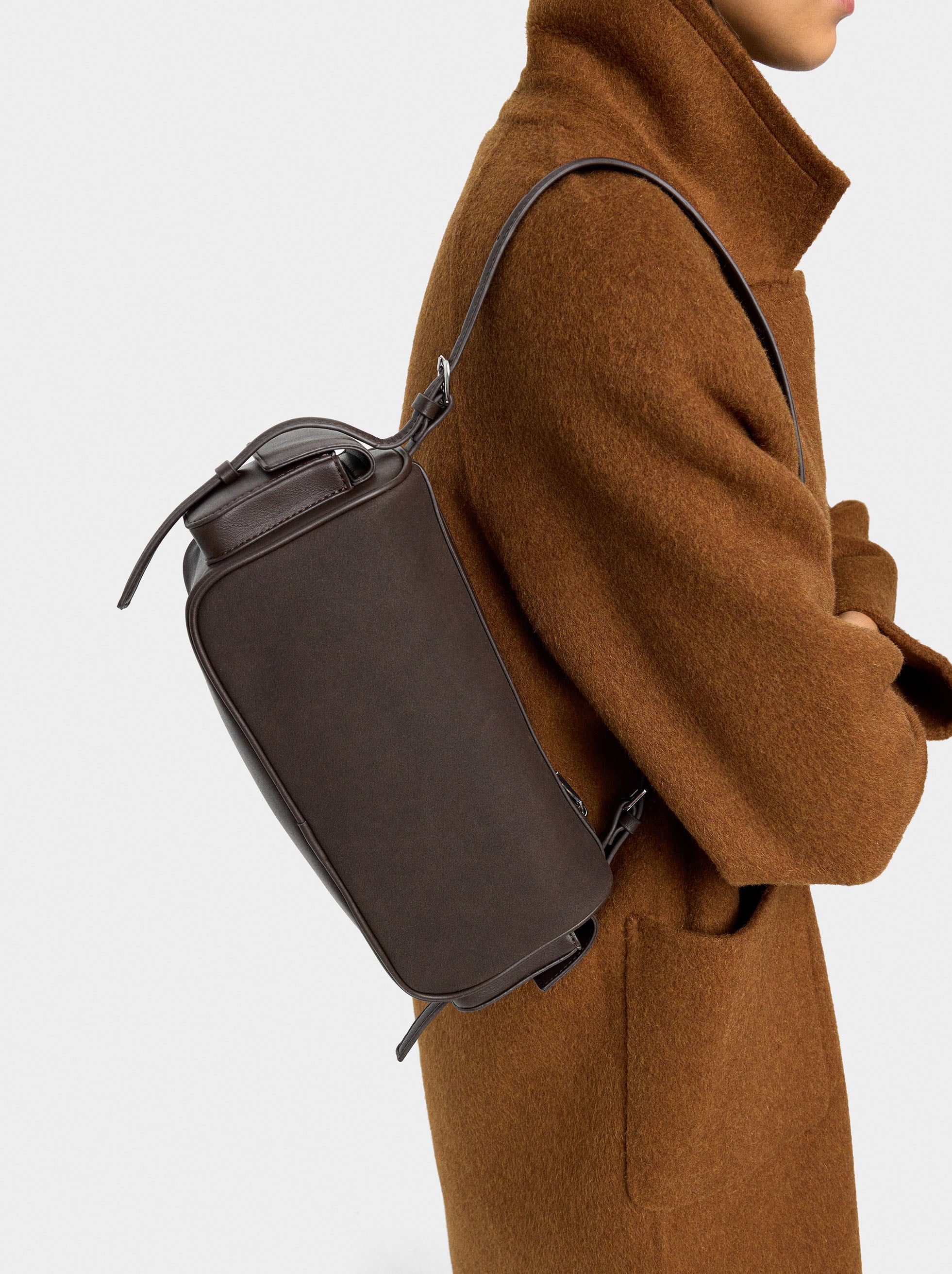 Bolso De Hombro Rectangular
