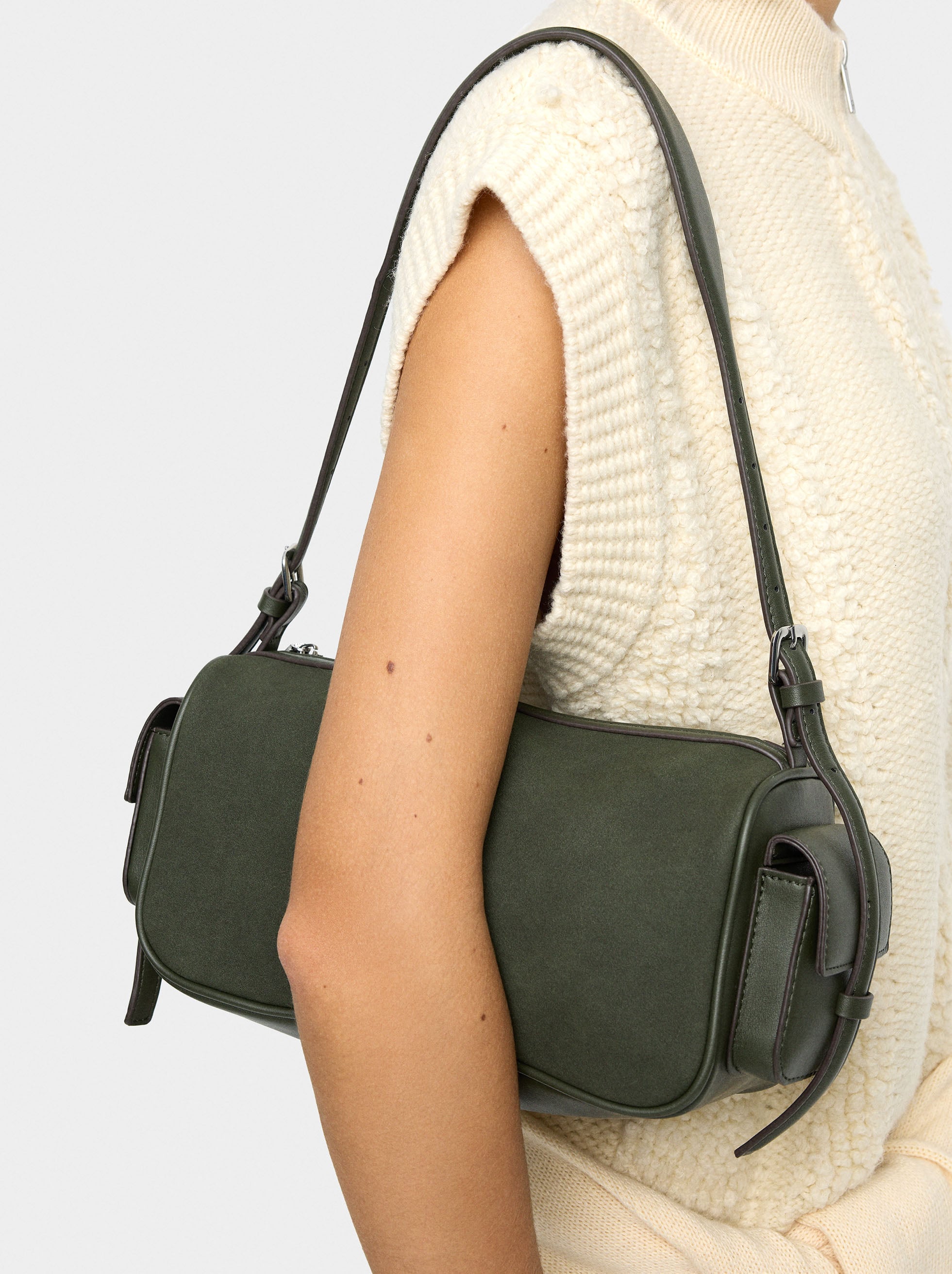 Bolso De Hombro Rectangular