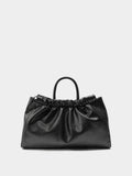 Bolso Shopper Con Fruncido