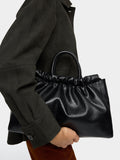 Bolso Shopper Con Fruncido