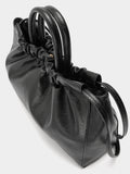 Bolso Shopper Con Fruncido
