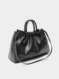 Bolso Shopper Con Fruncido
