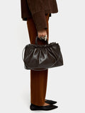 Bolso Shopper Con Fruncido