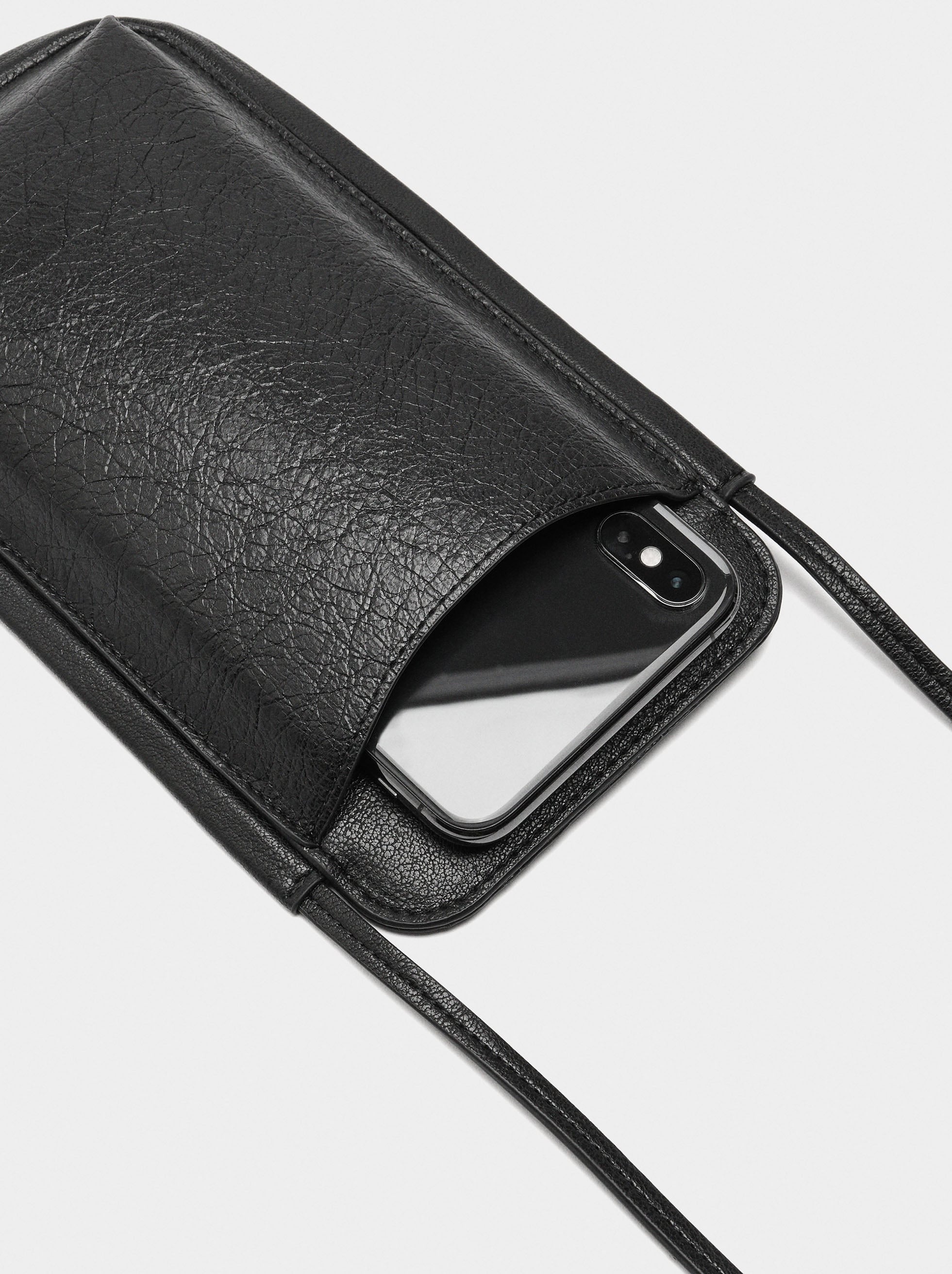 Bolsa Para Móvil Efecto Craquelado
