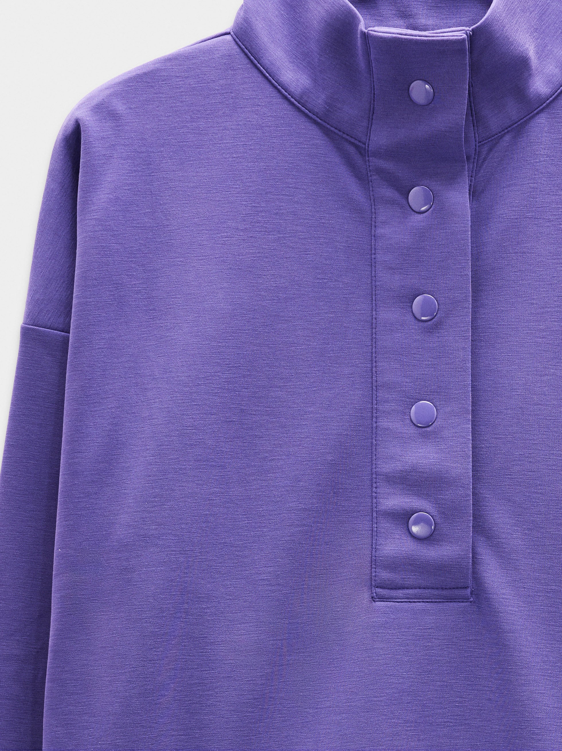 Sudadera Con Botones Tacto Suave