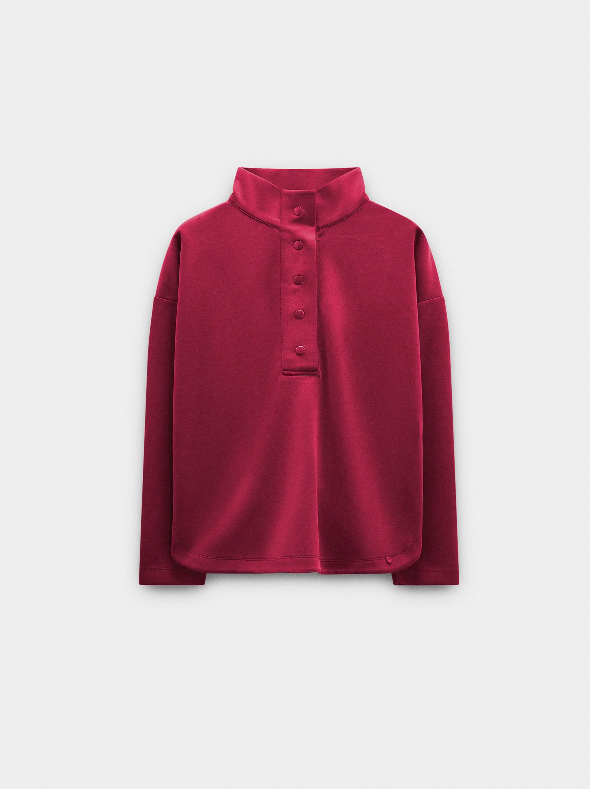 Sudadera Con Botones Tacto Suave