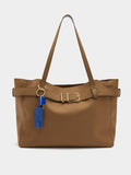 Bolso Shopper Con Cinturón Y Colgante