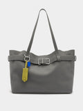Bolso Shopper Con Cinturón Y Colgante