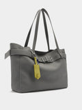 Bolso Shopper Con Cinturón Y Colgante