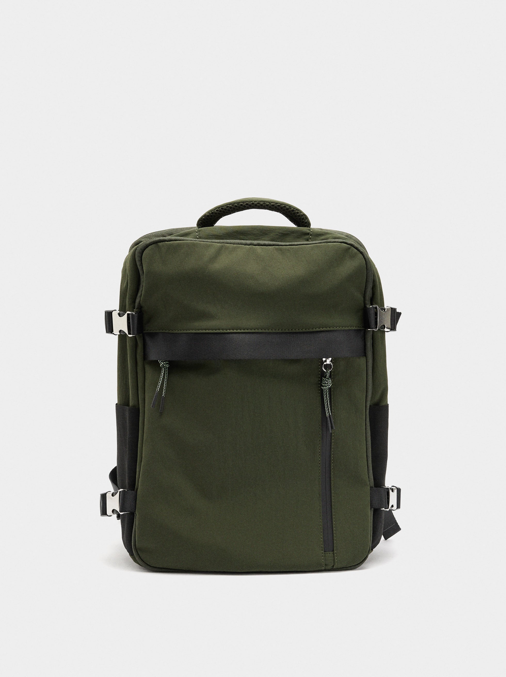 Mochila De Cabina Nylon Extensible Repelente Al Agua