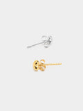 Set De Pendientes Corazón - Plata De Ley 925