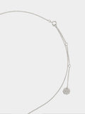 Collar Con Corazones Bicolor - Plata De Ley 925