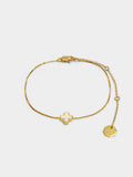 Pulsera Colgante Trébol - Plata De Ley 925