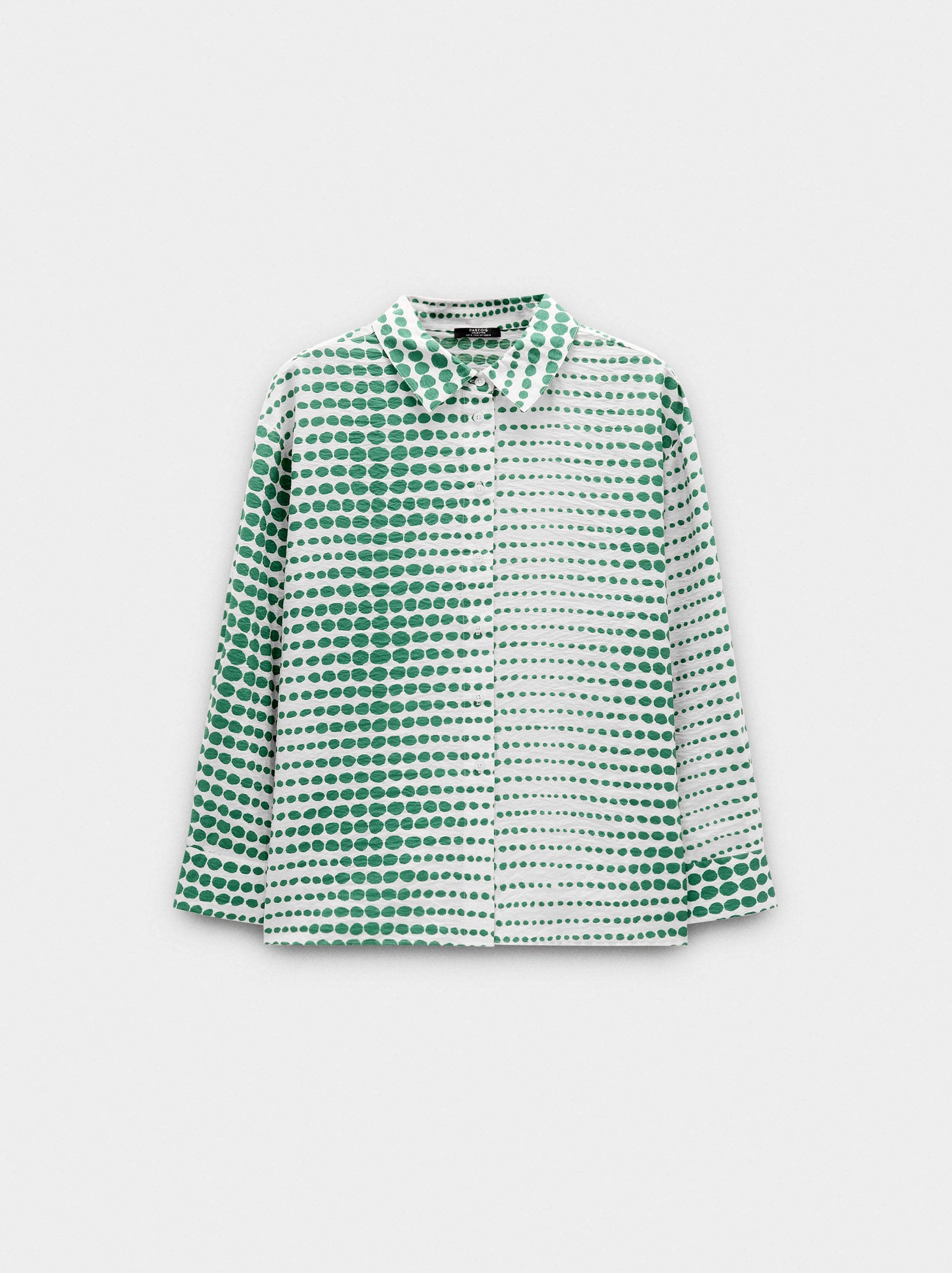 Camisa Fluida Con Estampado
