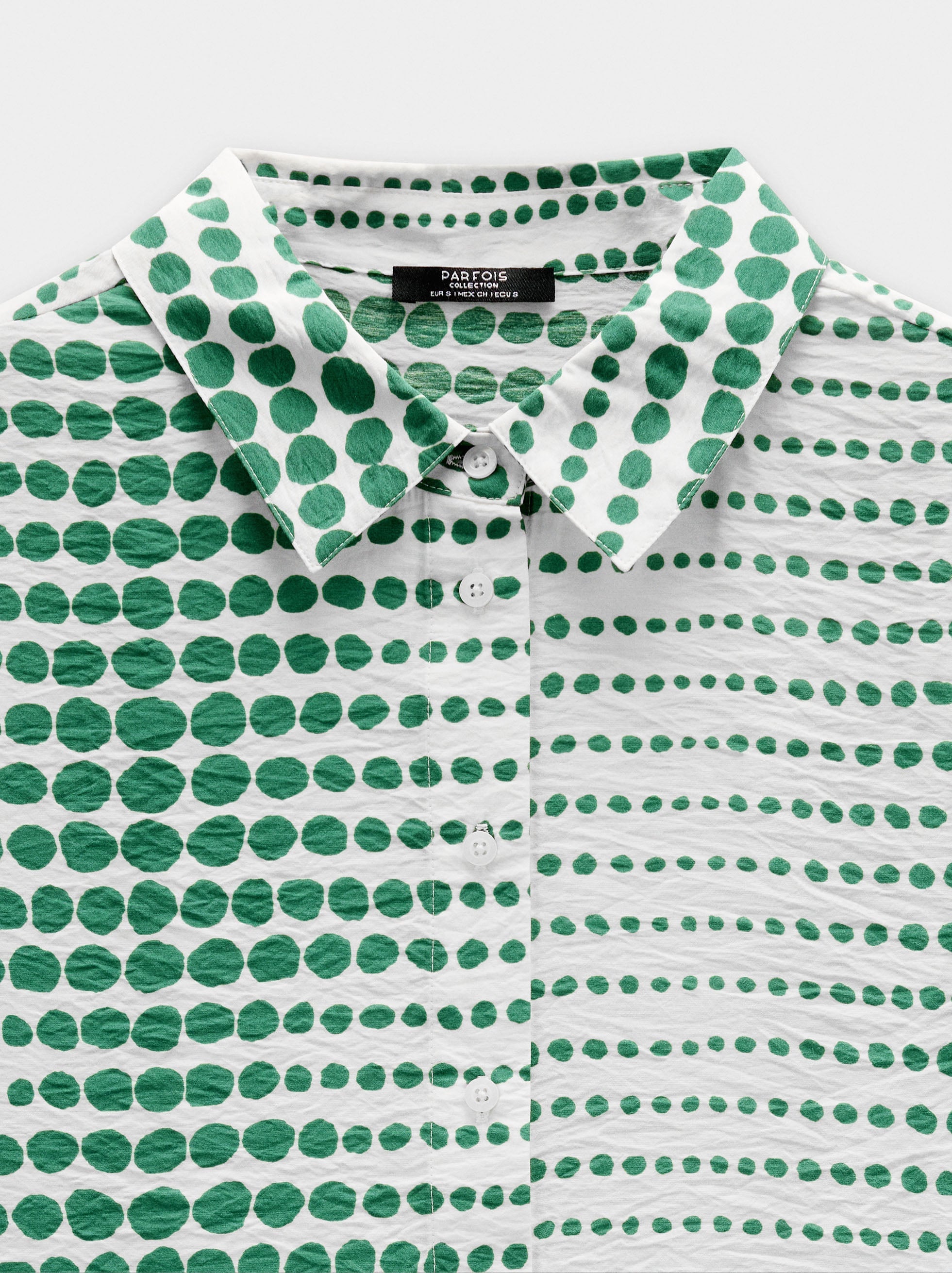 Camisa Fluida Con Estampado
