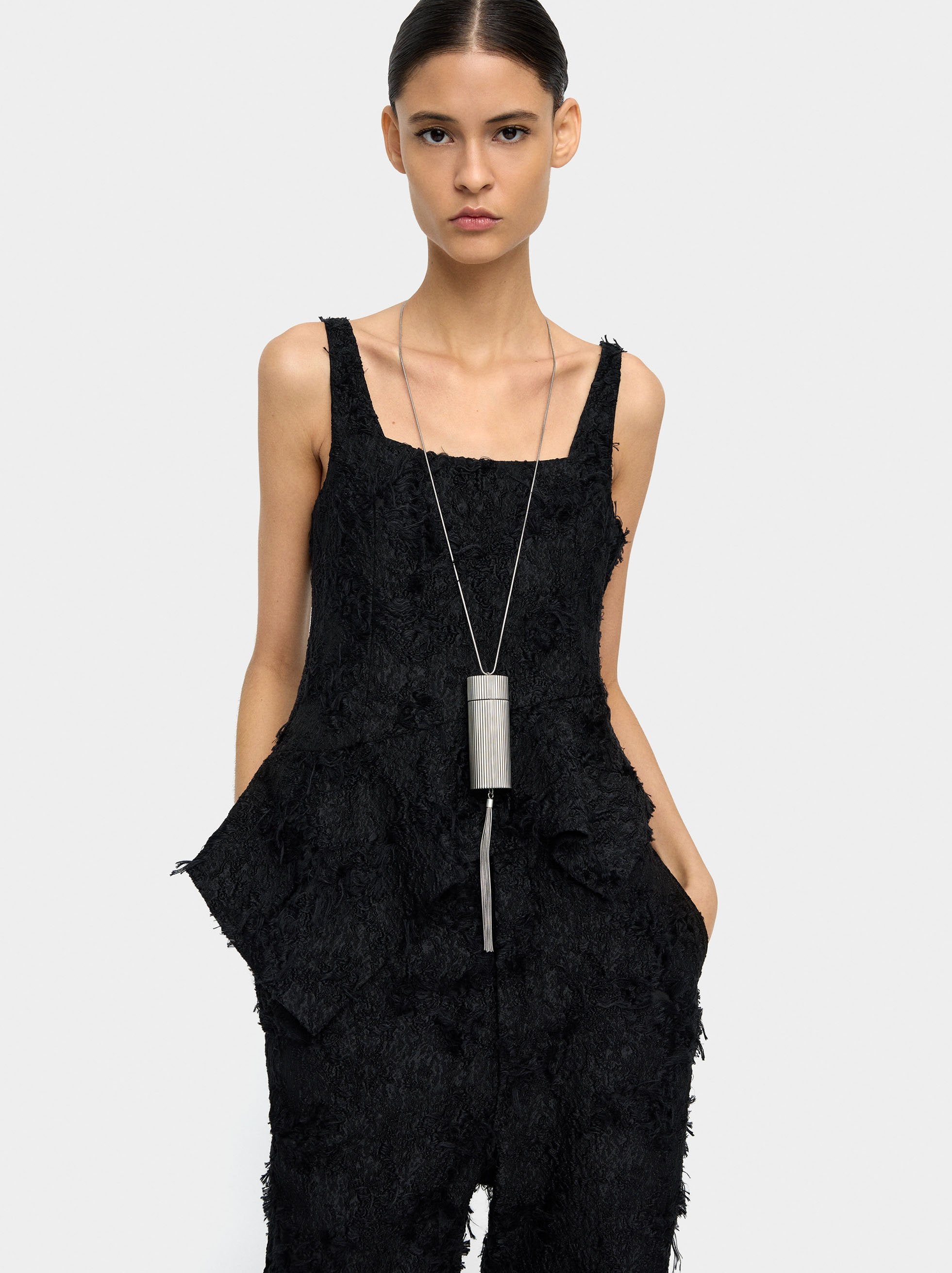 Top Jacquard Asimétrico